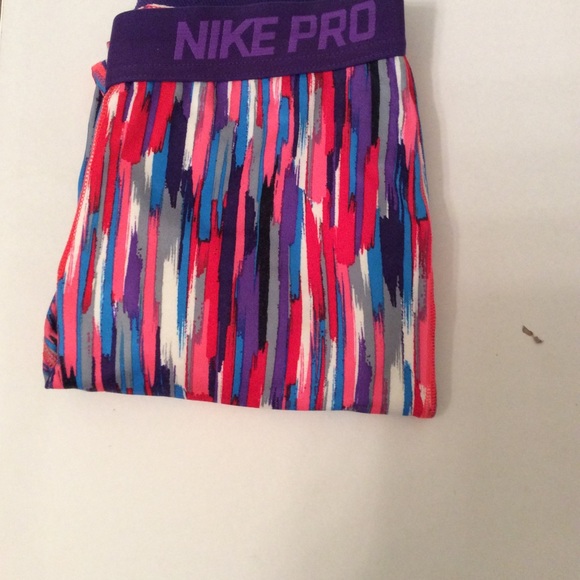 Multi Colored Nike Pro Leggings - Picture 3 of 3